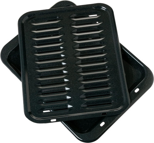 Universal broiler pan with - broiler,