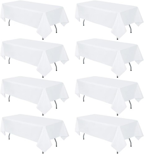 Pack white rectangle table - white,