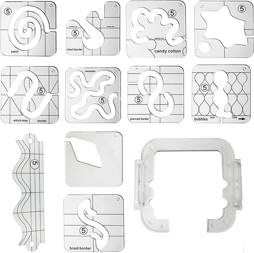 Free motion quilting template - free,