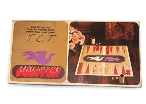 Vintage backgammon board game - backgammon,