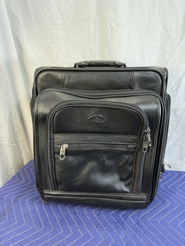Samsonite black leather - black,