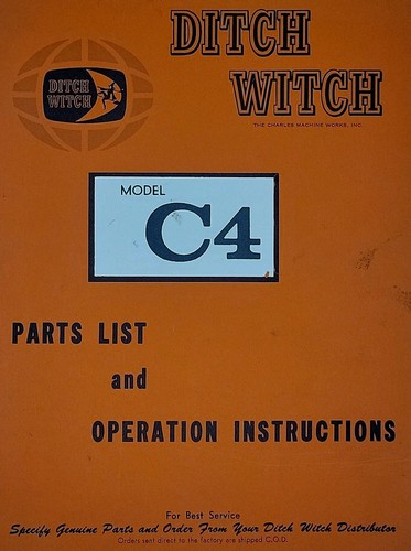 Ditch witch 1968 - ditch,