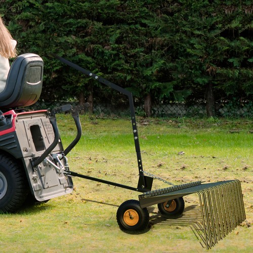 Steel landscape rake for - 60",