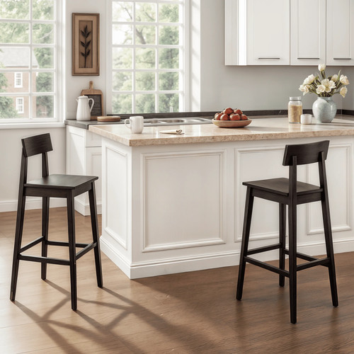 Inch wooden barstool - 25-inch,