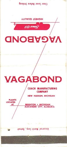 Vagabond coach mfg - coach, new