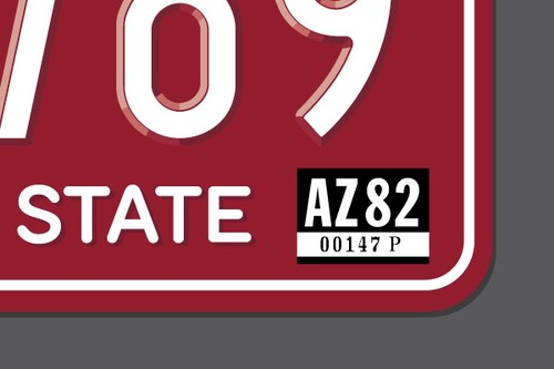 1982 arizona license plate - 1982,