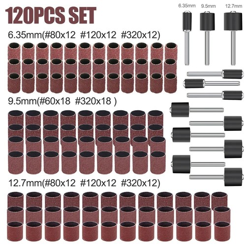 120 pieces sanding drum - pieces, kit