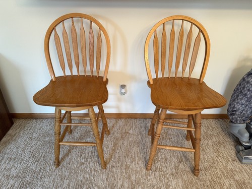 Sunset trading wood oak - wood, swivel
