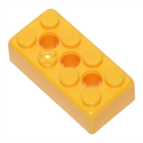Nex bricks 2x4 yellow - 50,