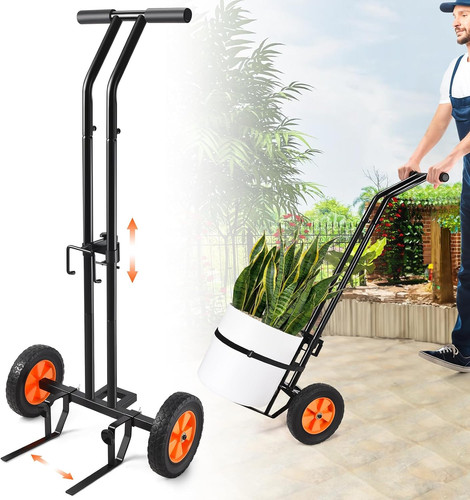Plant caddy with - plant, heavy