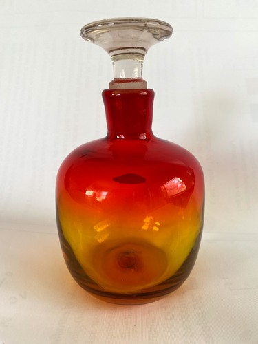 Vintage blenko amberina glass - vintage,