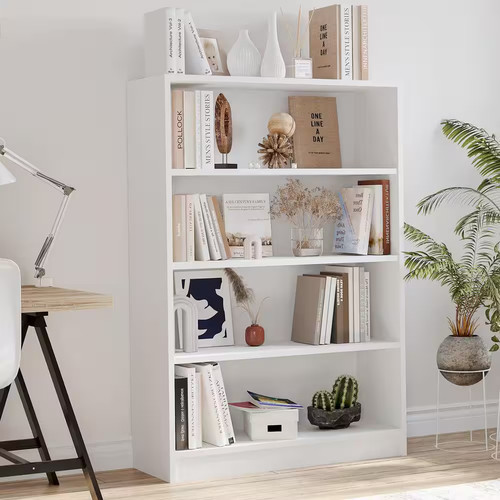 H white bookshelf - 48,