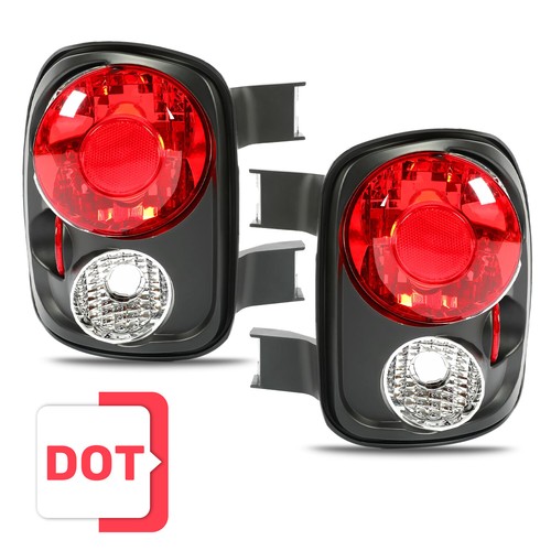 Black tail lights lamps - black,