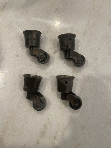 Antique 4pc brass - 4pc, wheel