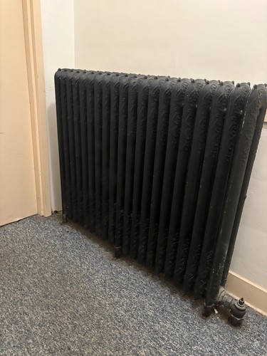 Large cast iron steam - iron, radiator
