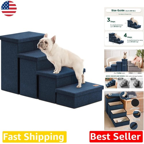 Foldable dog stairs steps - dog,