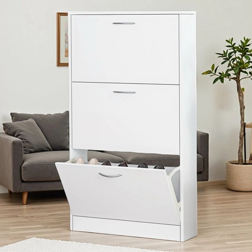 Flip down shoe - cabinet,