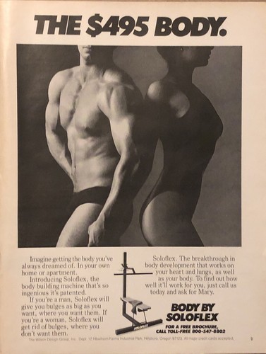 1981 soloflex body building - soloflex,