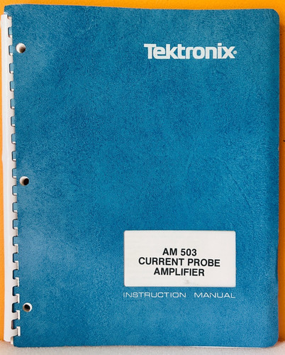 Tektronix 070 2052 503 - tektronix, 070-2052-01