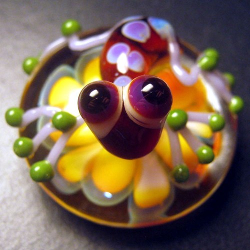 Boomwire glass flower frog - boomwire,