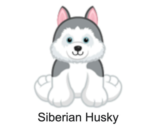 Webkinz classic siberian - classic, husky