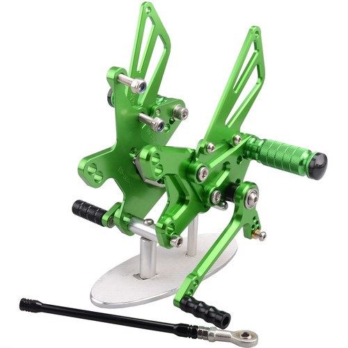 Green rear set foot - foot, pegs