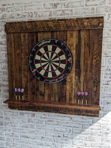 Dart board backboard upcycled - dart, backboard-