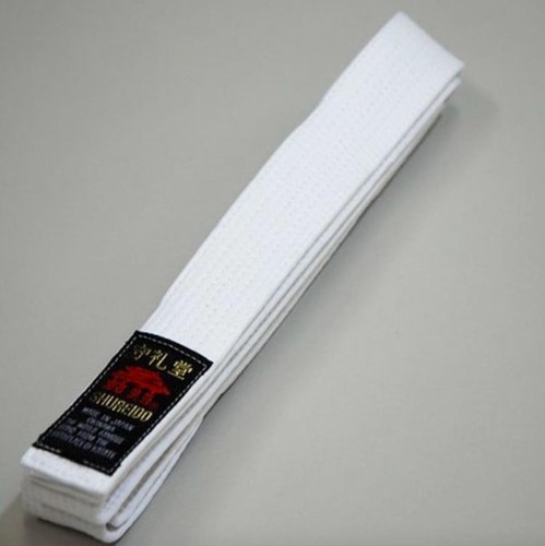 Shureido karate white obi - karate,