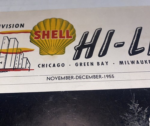 Vintage 1955 shell - shell, gas