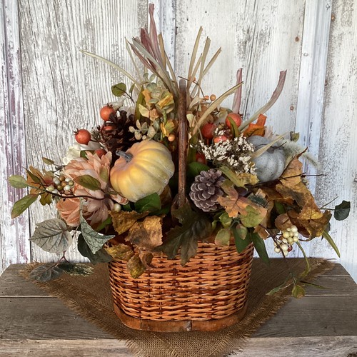 Handcrafted vintage basket - handcrafted,