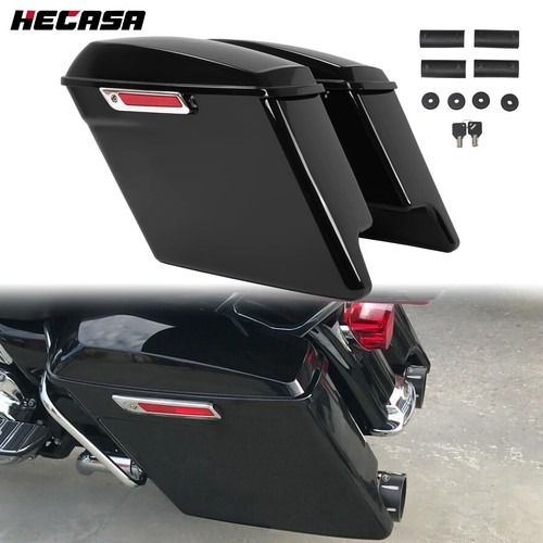 Stretched saddlebags saddle - 5",
