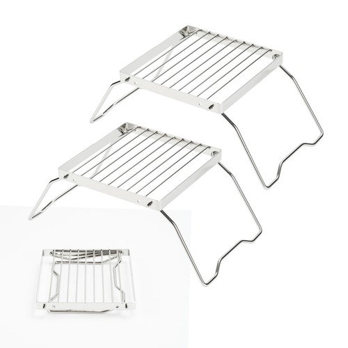 2pcs folding campfire grill - folding,