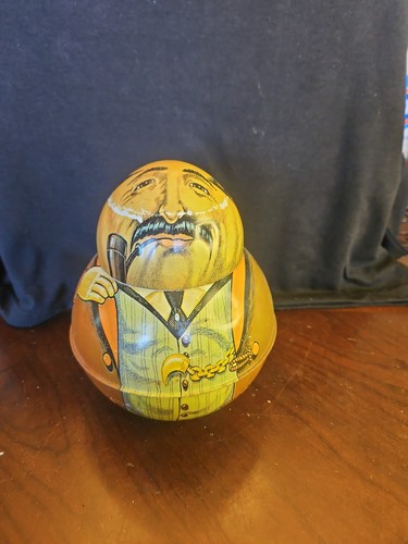 Vintage roly poly businessman - roly,