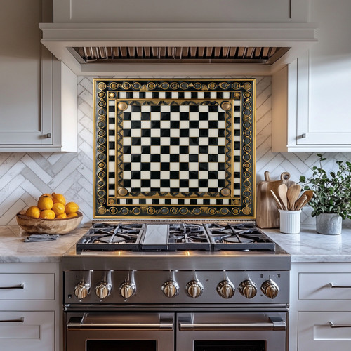 Ottoman pattern marble - ottoman,