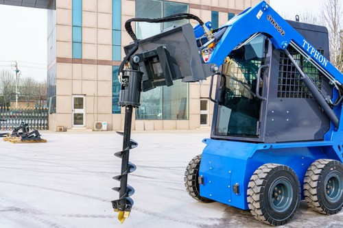 Mini skid steer - steer, post