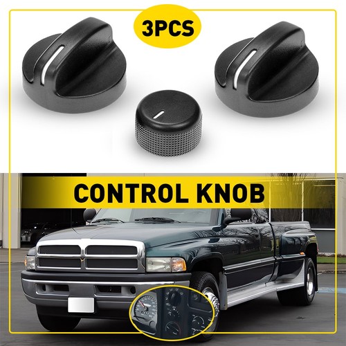 Heater control knob set 3x - heater,
