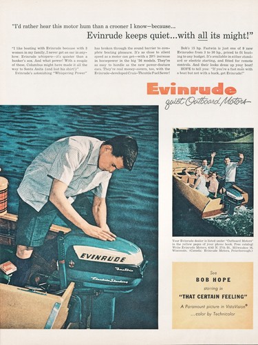 1956 evinrude fastwin 15hp - 1956,