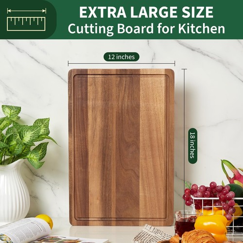 Acacia wood cutting board - cutting,