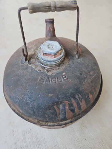 Vintage eagle gallon metal - eagle,