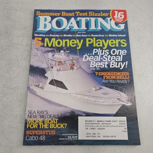 Boating magazine june 2003 - magazine,