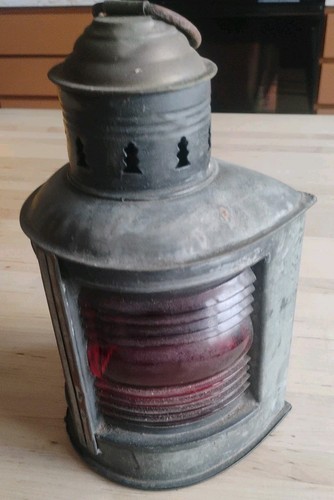 Nautical blue red kerosene - nautical, blue,