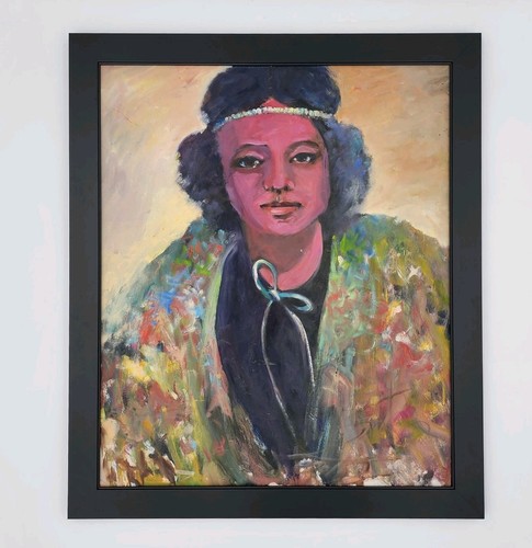 Original oil portrait painting - original,