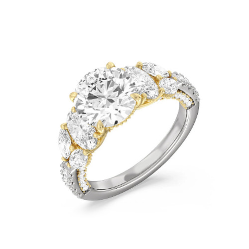 Diamond ring gold lab grown - ring,