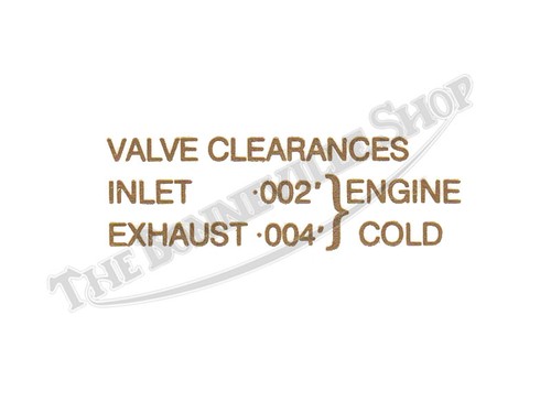 Triumph 500 650 valve - triumph,