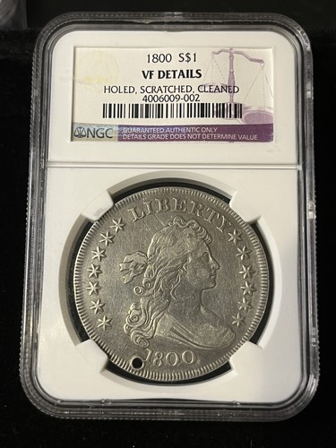 1800 draped bust silver dollar