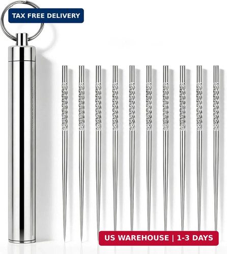 Pcs reusable metal - 10,