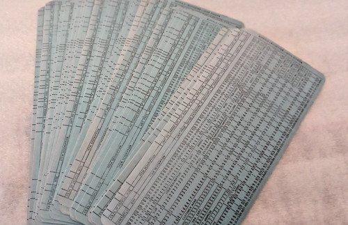 Vintage ibm blue punch - 25,
