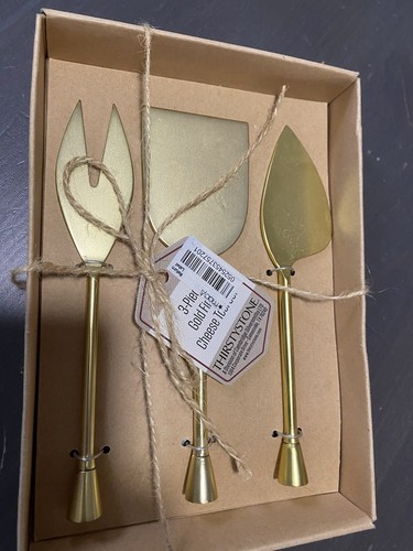 Thirstystone 3pc gold finish - thirstystone,
