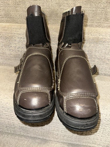 Royer brown leather - brown, steel