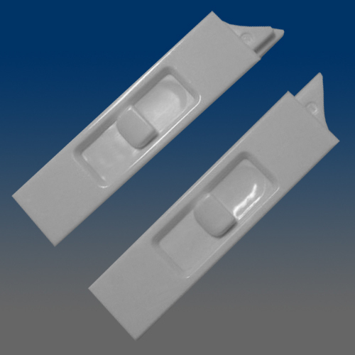 Set white recessed - recessed, window